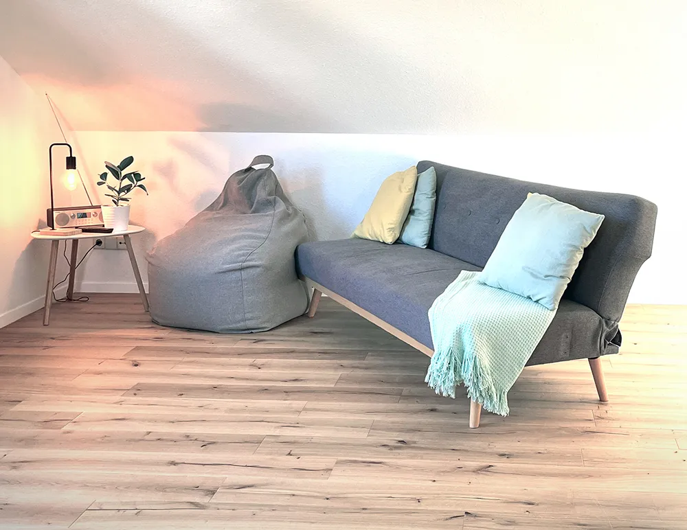 Wohnzimmer Ferienwohnung Allgäu – Happyapartment